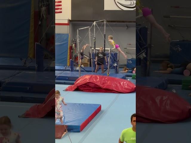 First kip on the high bar! #gymnast #gymnastics #gymnasticsbars #gymnasts