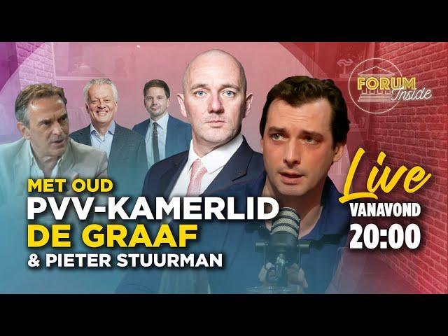 Forum Inside LIVE met oud PVV-Kamerlid Machiel de Graaf, Gideon van Meijeren & Pieter Stuurman | FVD