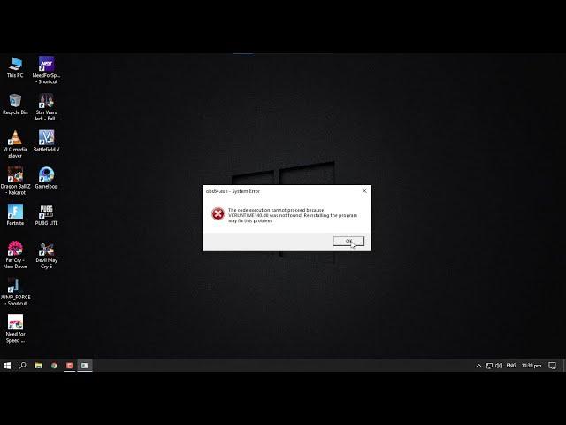 How To Solve_OBS_VCRUNTIME140.DLL