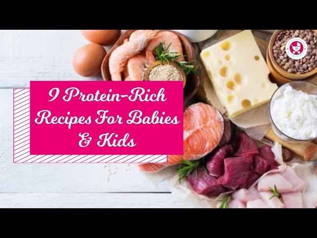 9 Protein rich food Recipe for babies [ Weight Gaining Lunch & Dinner Recipes for babies & kids