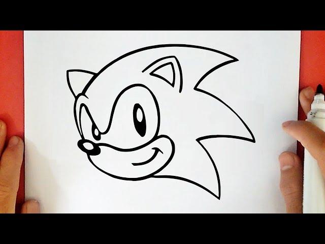 COMO DIBUJAR A SONIC