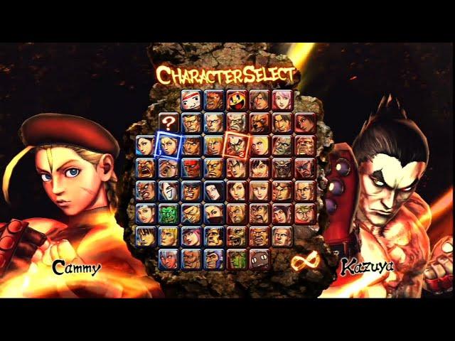 Street Fighter X Tekken: Selección de Personaje.