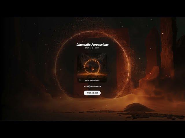 FREE Cinematic Percussion Loops - Royalty Free Sample Pack