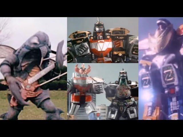 Power Rangers Extra Battles: Guitardo vs Dinozords.