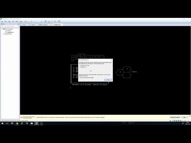 pfSense 2 3 4 Installation Step by Step VMWare Workstation 12