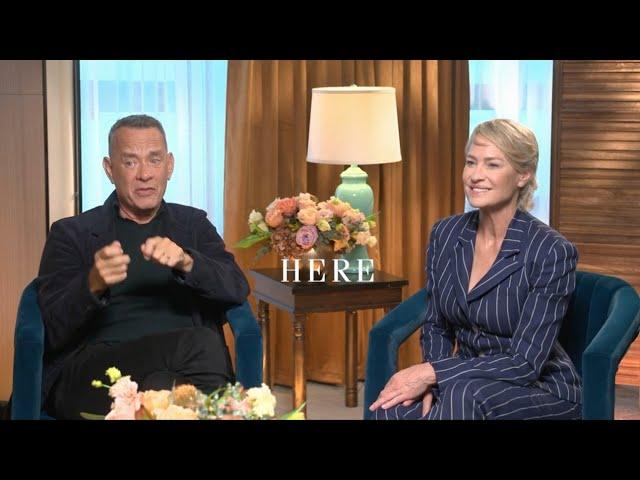 Tom Hanks, Robin Wright, Paul Bettany, Robert Zemeckis | HERE Interviews (2024)