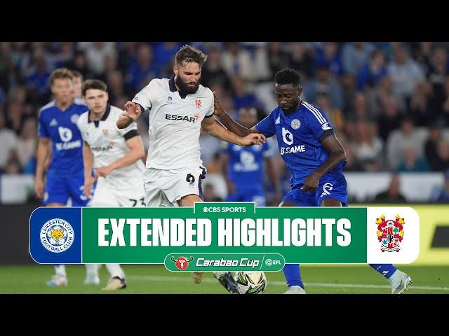 Leicester City vs. Tranmere: Extended Highlights | Carabao Cup | CBS Sports Golazo