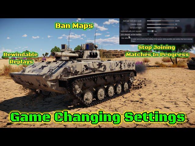 10 Settings Every War Thunder Player NEEDS To Know