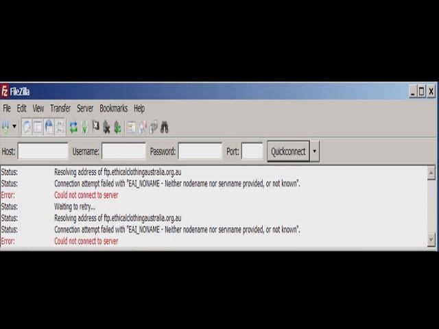 How To Fix FileZilla Connection Error - Failed with EAI