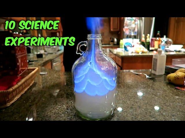 10 Awesome Science Experiments - Compilation