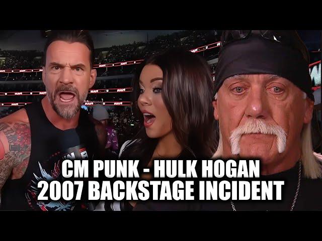 CM Punk And Hulk Hogan Problems Began Backstage At WWE Raw In 2007