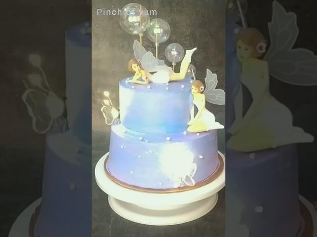 Fairy Birthday Cake#fairy #fairycake#birthdaycake #twotierbirthdaycake#shorts#shortvideo