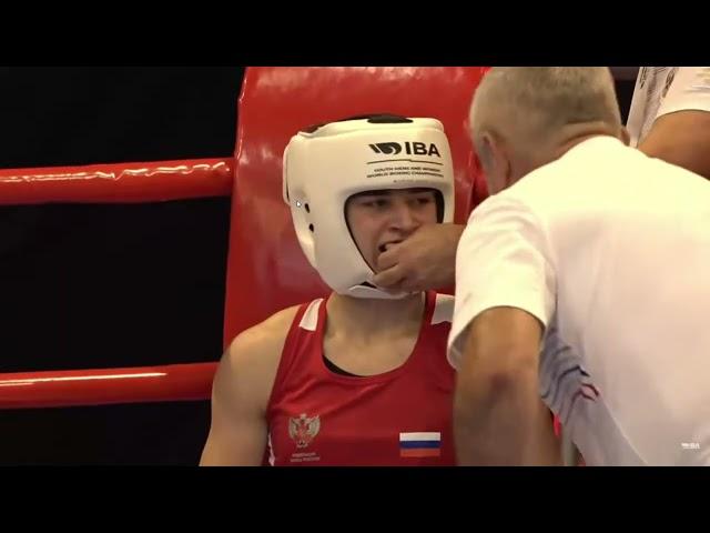 IBA Youth Men’s and Women’s World Boxing Championships Budva 2024 : Ghada ben Hmid VS Sofia Kulaeva