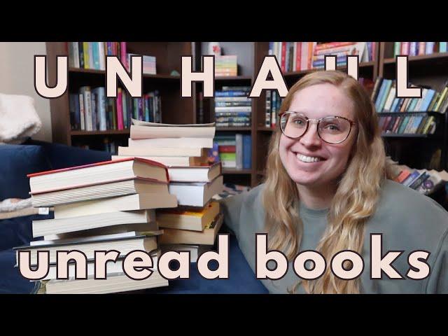 HUGE UNHAUL of unread books