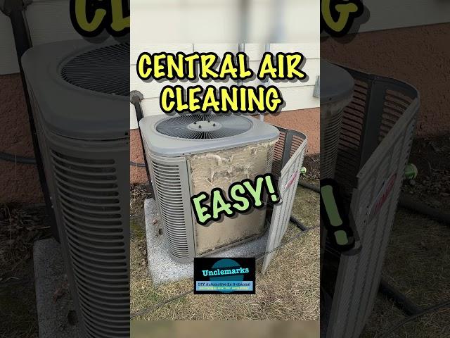 How to clean central air unit yourself! It's easy!