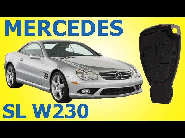 Мерседес СЛ w230 изготовление дубликата чип ключа зажигания в Минске. Mercedes SL Key Programming