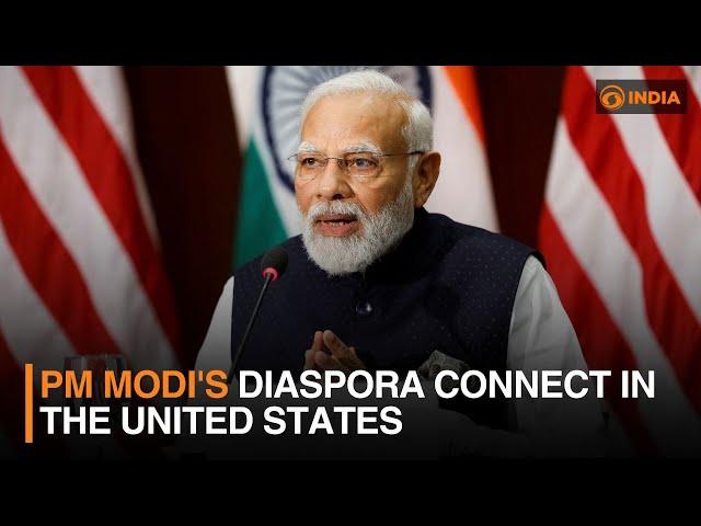 PM Modi's diaspora connect in the United States | DD India