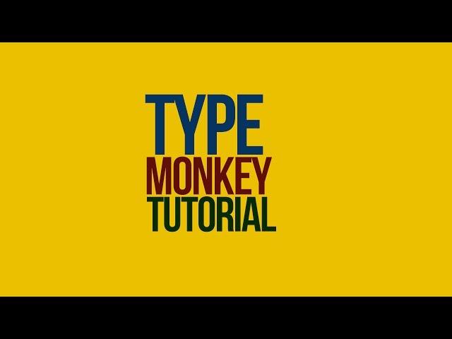 TypeMonkey Tutorial in After Effects CS6