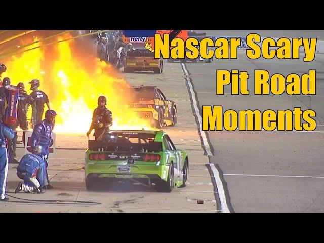 Nascar Scary Pit Road Moments