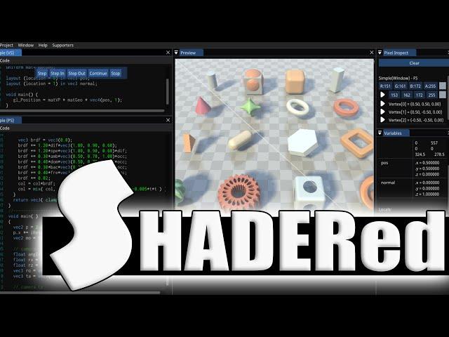 ShaderED -- Excellent Shader Editor Free & Open Source