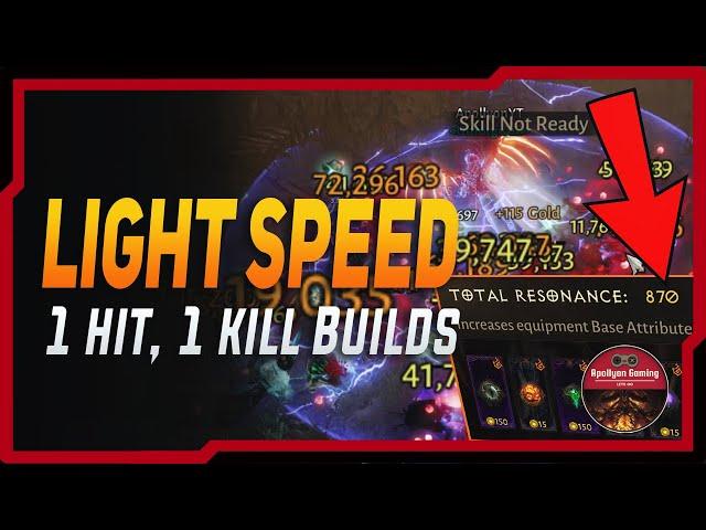 Light Speed - 1 Hit, 1 Kill Wizard - Fastest Builds F2P Friendly - Diablo Immortal