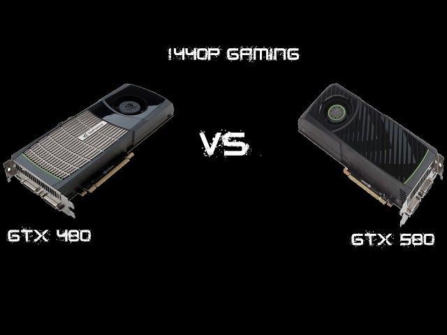 GTX 480 VS GTX 580 (1440P) (6 Games)