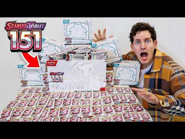 Opening 100x Pokémon 151 Booster Packs