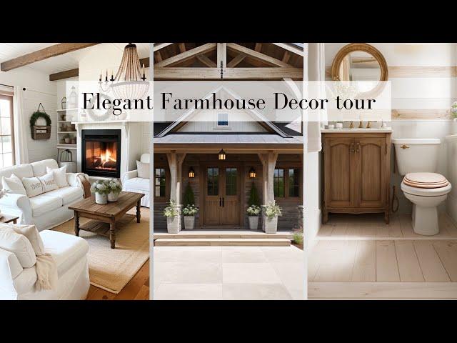 Elegant Farmhouse Home Tour