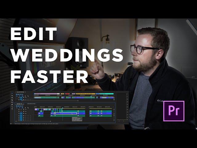 EDIT WEDDING VIDEOS FASTER! My Workflow for  Premiere Pro (Multicam, PluralEyes & more!)