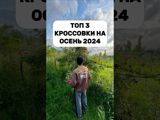 ТОП ЛУЧШИЕ КРОССОВКИ НА ОСЕНЬ 2024 !!