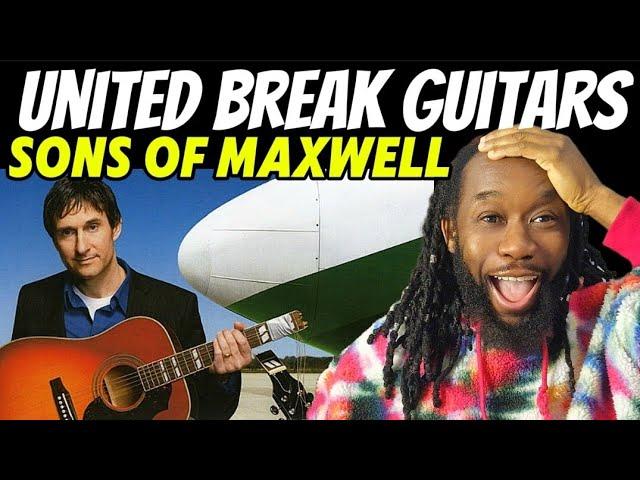 Absolutely hilarious and ingenius! DAVE CARROLL AND SONS OF MAXWELL United break guitars REACTION