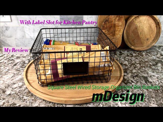 mDesign Square Steel Wired Storage Organizer | Review