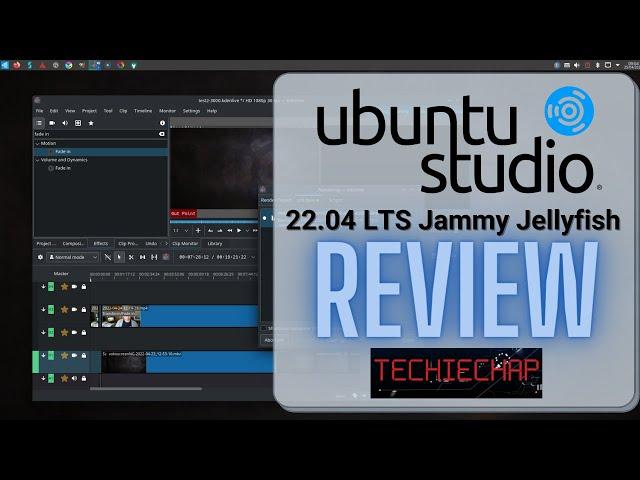 Ubuntu Studio 22.04 LTS Jammy Jellyfish Review