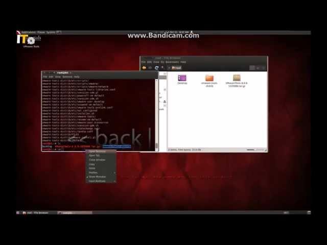 How to install/update VMware tools in BackTrack 5R2