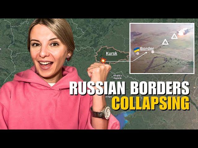 KURSK OFFENSIVE: RUSSIAN BORDERS COLLAPSING UNDER UKRAINIAN PRESSURE Vlog 814: War in Ukraine