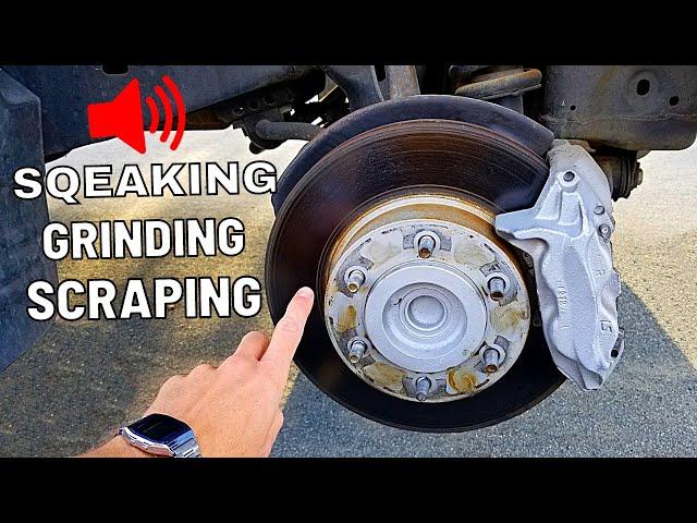 Car Brakes Making Noise??  Squeaking, Grinding, Scraping - How To Fix Each Problem