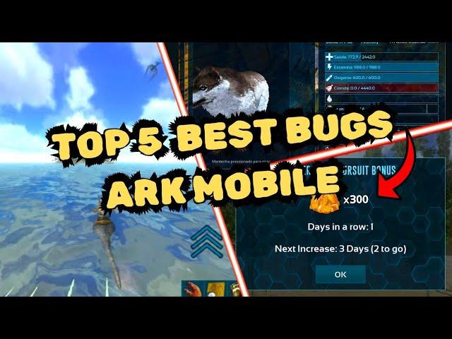 TOP 5: BEST BUGS FOR BEGINNERS IN ARK MOBILE 2024