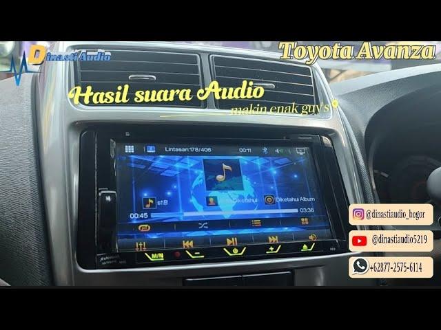 Toyota Avanza Upgrade Audio Pake Power Avx Cyber + Subwoofer Db-Quat & Tweeter Hifine