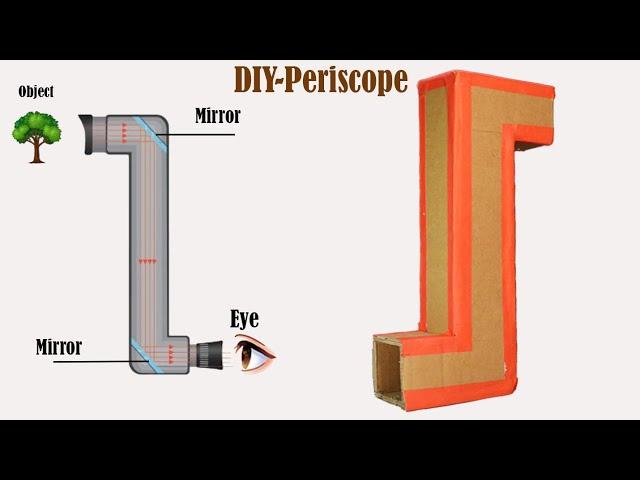 Science project working model - Make a Periscope out of cardboard