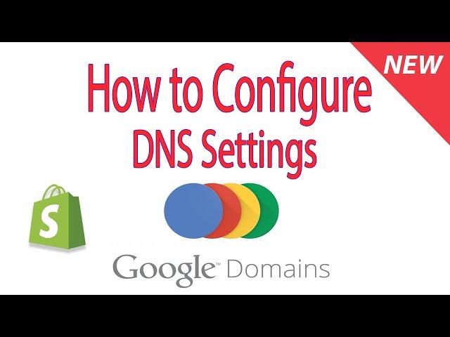 How to Change and Configure Google Domains DNS settings records (point website to shopify)