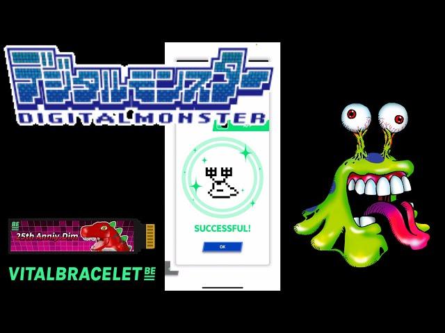 DIGIMON Vital Bracelet BE - NUMEMON || Digital Monster 25th Anniversary DiM Log #8