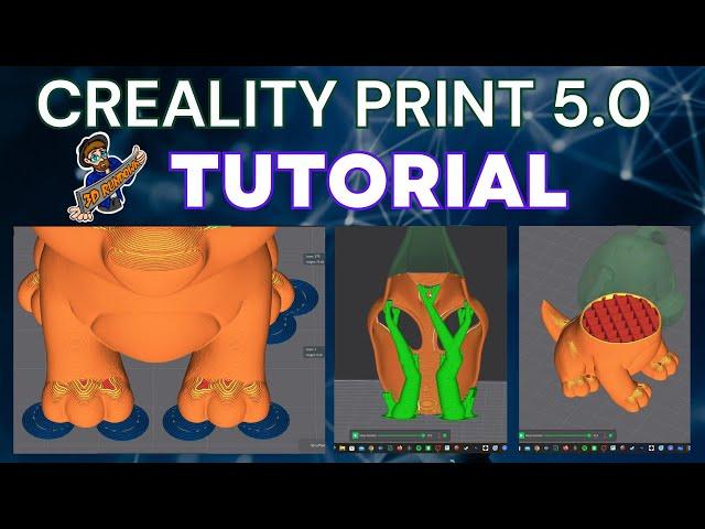 Creality Print 5.0 Slicer Tutorial. *There is a higher quality upload of this video. Link in DESC*