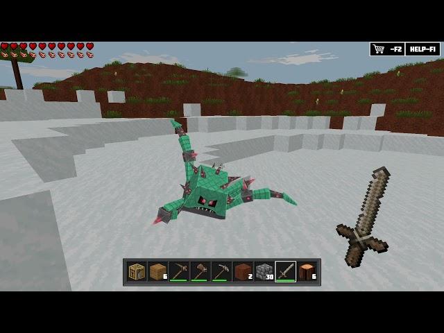 World of Cubes Survival Craft gameplay 1