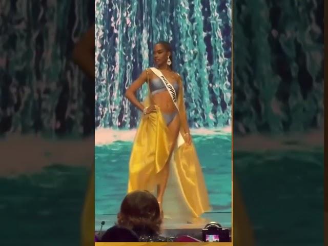 TAMPISAW WALKOF Chelsea Manalo during Swimsuit Competition| Pasarela not appreciated by the Judges