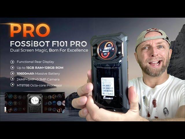 Découverte du Fossibot F101 Pro avec 24MP ,10600mAh,IP68 & IP69 et un 2e écran qui va te séduire