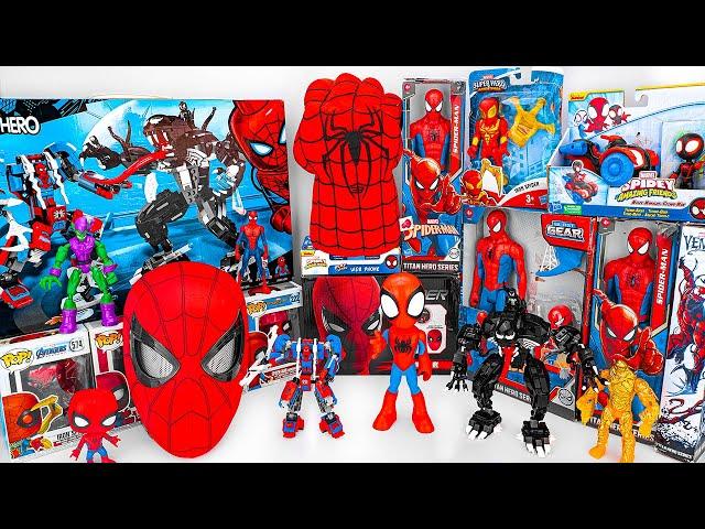 Marvel Spiderman Collection Unboxing Review | Spider Bot | Spiderman RC Motorcycle | Marvel toy gun