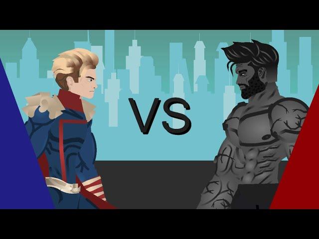 HomeLander VS GigaChad   Official Fight   ||  StickNodes  ||