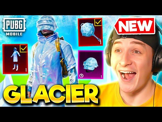 FINALLY MAXED GLACIER SET IN PUBG MOBILE ️