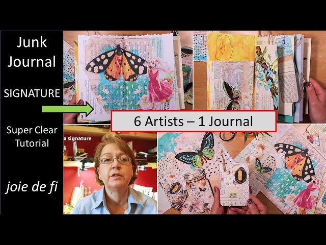 Make A JUNK JOURNAL SIGNATURE ⭐ Step By Step TUTORIAL