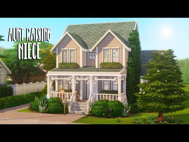 Aunt Raising Niece ‍ // Sims 4 Speed Build